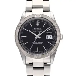 ROLEX DATEJUST THUNDERBIRD 16264 BLACK WATCH 682473
