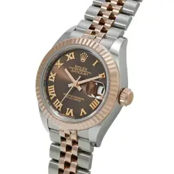 USED ROLEX Lady Datejust 28 279171 Brown Case: 28×28mm Ladies Watch #106215