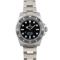 ROLEX 114060 SUBMARINER NO DATE 40MM 2016 BOX & PAPERS