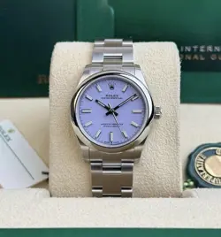 2025 BRAND NEW ROLEX OYSTER PERPETUAL 277200 LAVENDER DIAL FULL SET