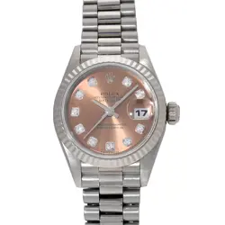 ROLEX DATEJUST 69179G PINK/DIAMOND WATCH 676833