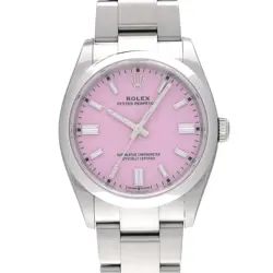 ROLEX OYSTER PERPETUAL 36 126000 CANDY PINK WATCH 681561