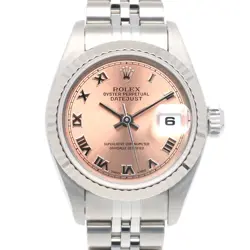 ROLEX DATEJUST WATCHES 79174 STAINLESS STEEL K18 WHITE GOLD K NUMBER USED