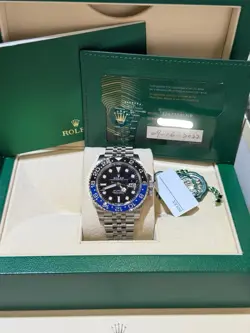 ROLEX GMT-MASTER II 126710BLNR STAINLESS STEEL JUBILEE 2022 COMPLETE