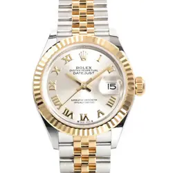 USED ROLEX DATEJUST 28 279173/J SILVER CASE: 28MM LADIES WATCH #101015