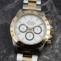 ROLEX DAYTONA EL PRIMERO REVERSE 6 DIAL 16523 WHITE DIAL AUTOMATIC MEN'S WATCH