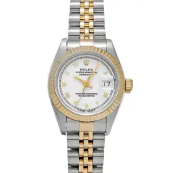 ROLEX DATEJUST 69173 WHITE WATCH 678465