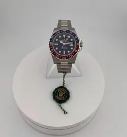 ROLEX GMT-MASTER II 40MM 18KT WHITE GOLD BLUE DIAL 126719BLRO WATCH/CARD