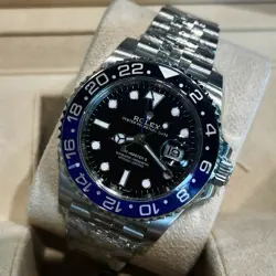 ROLEX “BATGIRL” GMT-MASTER II 40MM 126710BLNR STEEL JUBILEE BRACELET B+P