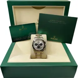 ROLEX DAYTONA COSMOGRAPH 116509 WHITE GOLD PANDA DIAL AUTOMATIC WATCH B&P