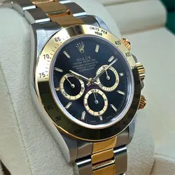 ROLEX DAYTONA TWO TONE, 4030 ZENITH ERA 1995 FULL SET! UNPOLISHED REF. 16523
