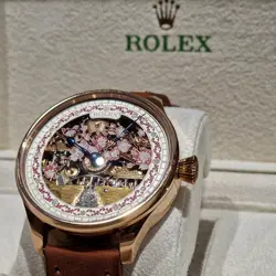 LIMITED EDITION SKELETON WATCH 48 MM BASED ON 1920 ROLEX POCKET WATCH MOVEMENT
