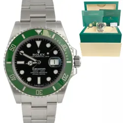 2023 ROLEX SUBMARINER STARBUCKS GREEN STAINLESS STEEL 41MM 126610 LV BOX PAPERS