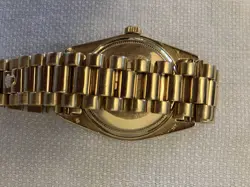 18K Yellow Gold Rolex Men's Presdential Watch-sapphire Crystal, Model # 18038