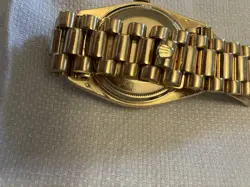 18K Yellow Gold Rolex Men's Presdential Watch-sapphire Crystal, Model # 18038