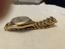 18K Yellow Gold Rolex Men's Presdential Watch-sapphire Crystal, Model # 18038