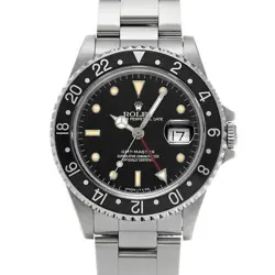 USED ROLEX GMT MASTER 16700 BLACK CASE: 40×40MM MEN'S WATCH #105015