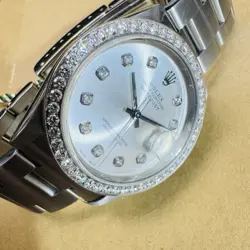 WITH DIAMOND BEZEL