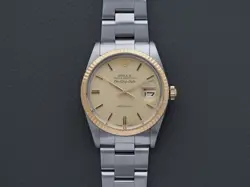 ROLEX AIR-KING DATE 5701 TWO TONE CHAMPAGNE DIAL 34.5MM 1987
