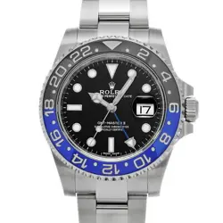 USED ROLEX GMT MASTER II 116710BLNR BLACK CASE: 40×40MM MEN'S WATCH #109015