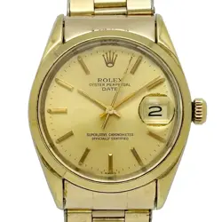 ROLEX OYSTER PERPETUAL DATE 1550 TO215848