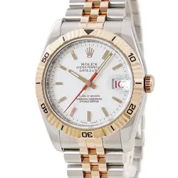 ROLEX DATEJUST TURNOGRAPH K18PG X SS 116261 TO215579