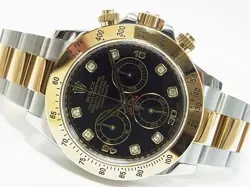 ROLEX DAYTONA SS&18KYG 8P DIAMOND 116523G TO215544
