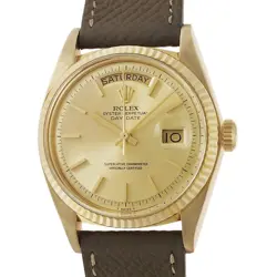 ROLEX OYSTER PERPETUAL DAY-DATE 1803 36MM K18YG AUTOMATIC WATCH GOLD DIAL 1972