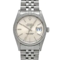 ROLEX DATEJUST 16220 SILVER WATCH 674100