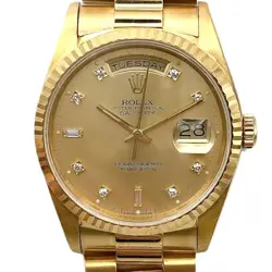 ROLEX DAY-DATE 36 18238A GOLD DIAL AUTOMATIC YELLOW GOLD MEN'S WATCH