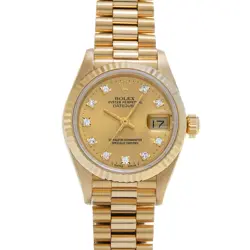 ROLEX DATEJUST 69178G CHAMPAGNE/DIAMOND WATCH 676855