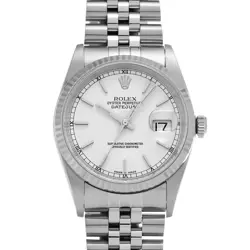 ROLEX DATEJUST 16234 WHITE WATCH 678287