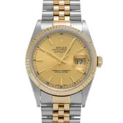 ROLEX DATEJUST 16233 CHAMPAGNE WATCH 680876
