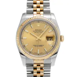 ROLEX DATEJUST 116233 CHAMPAGNE WATCH 681717
