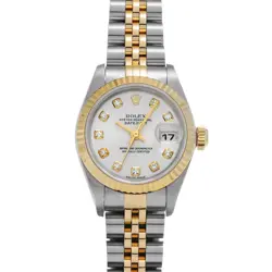 ROLEX DATEJUST 79173G SILVER/DIAMOND WATCH 678313