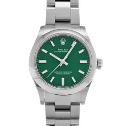 ROLEX OYSTER PERPETUAL 31 277200 GREEN WATCH 680996
