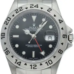 ROLEX EXPLORER 2 16570(F) STAINLESS STEEL MENSWATCH BLACK USED