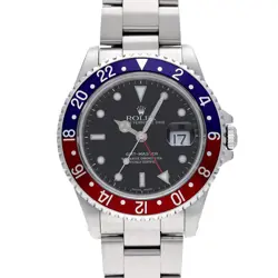 ROLEX GMT MASTER PEPSI BEZEL 16700 L SERIES (MANUFACTURED AROUND 1990) BLACK...