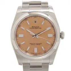 ROLEX OYSTER PERPETUAL 116000 SS SS AT WHITE GRAPE DIAL