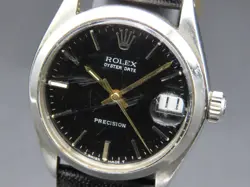 OPERATIONAL  ROLEX 6466 NO. 73 OYSTER DATE MANUAL WIND CAL.1225 BLACK DIAL BOYS