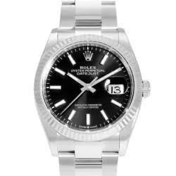 ROLEX DATEJUST 36 126234 BRIGHT BLACK DIAL  974063