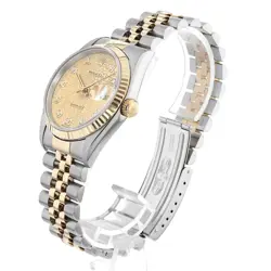 ROLEX DATEJUST 10P DIAMOND 16233G CARVING COMPUTER A 751461