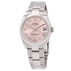 ROLEX DATEJUST 31 AUTOMATIC PINK DIAL LADIES WATCH 278240PRO