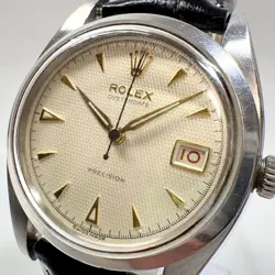 ROLEX OYSTER DATE 6494 HONEYCOMB DIAL ANTIQUE