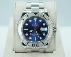 ROLEX 126622 YACHTMASTER PLATINUM BEZEL BLUE DIAL 2021 WARRANTY FULL SET