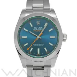 USED ROLEX MILGAUSS 116400GV BLUE CASE: 40×40MM BAND: 19CM MEN'S WATCH #109115