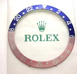 ULTRA RARE ROLEX GMT-MASTER 16710 16700 PEPSI FADED BEZEL INSERT GENUINE 100%