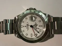 MINT Rolex Explorer II White 16570 40mm Tritium Polar GMT