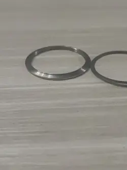 ROLEX 70S PLEXY FIXING RING AND CLUTCH BEZEL ORIGINAL