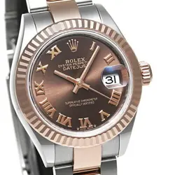 USED ROLEX Datejust 279171 Brown Case: 28mm×28mm Ladies Watch #1015215